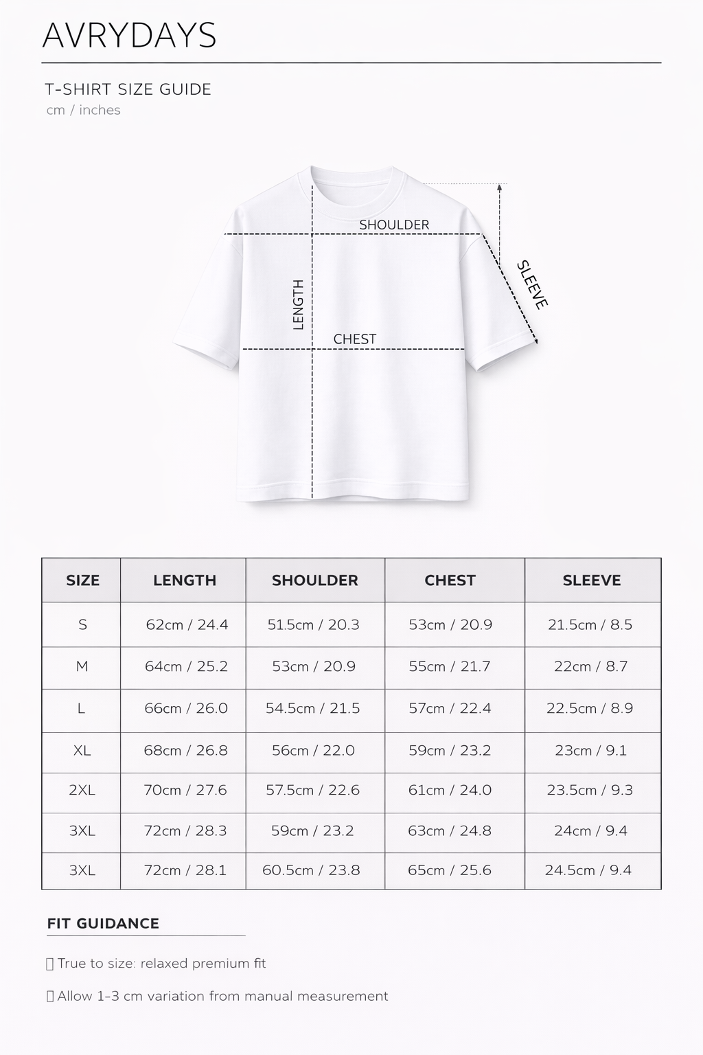 255GSM AVRYDAY RELAXED T-SHIRT